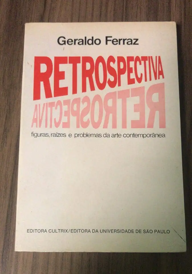 Capa do Livro Retrospectiva - Geraldo Ferraz