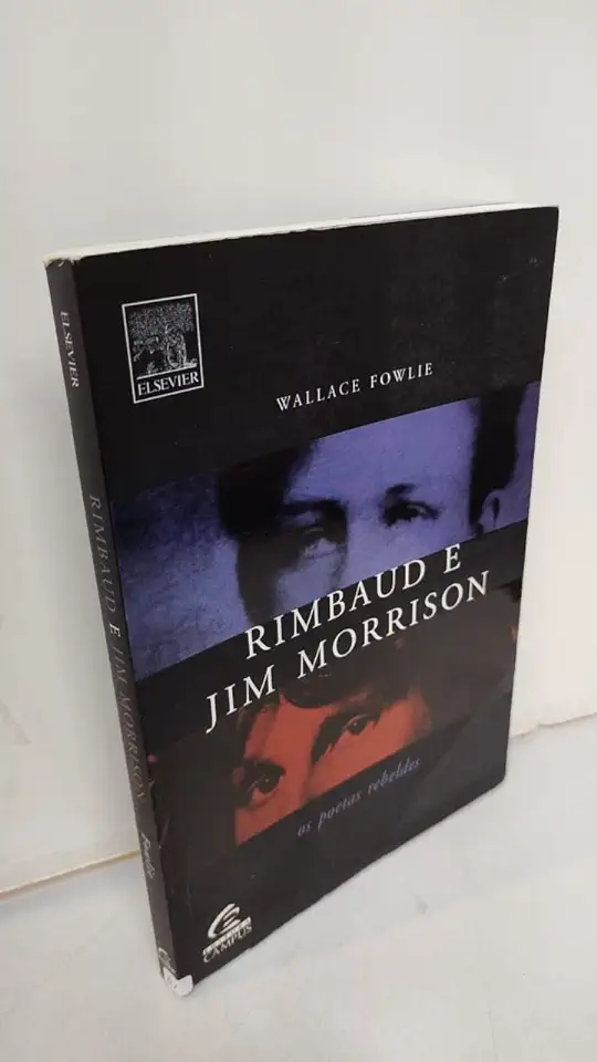 Capa do Livro Rimbaud e Jim Morrison - os Poetas Rebeldes - Wallace Fowlie