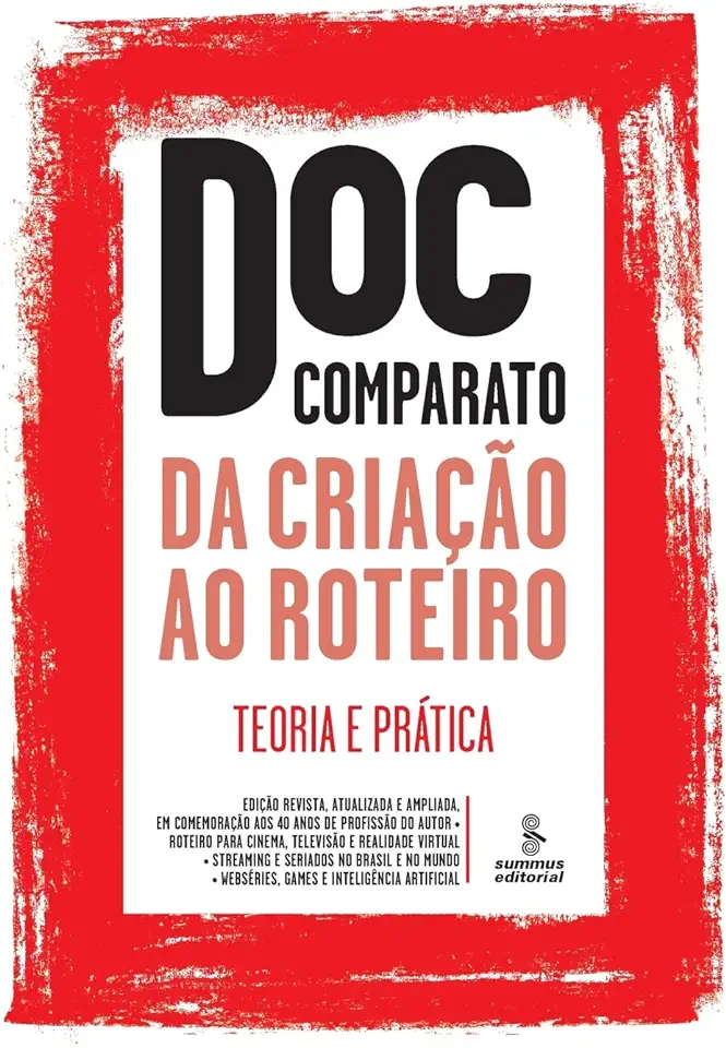 Capa do Livro Roteiro - Arte e Técnica de Escrever para Cinema e Televisão - Doc Comparato