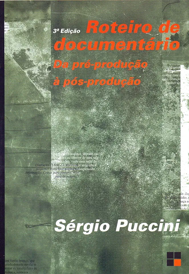 Capa do Livro Roteiro de Documentário: da Pré-produção à Pós-produção - Sérgio Puccini