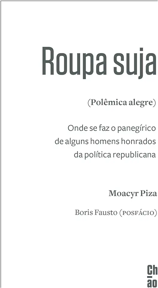 Capa do Livro Roupa Suja - Moacyr Piza