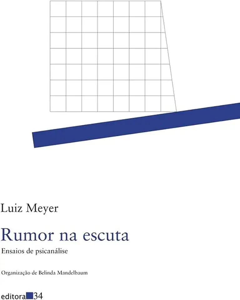 Capa do Livro Rumor na Escuta Ensaios de Psicanálise - Luiz Meyer