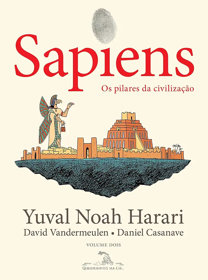 Capa do Livro Sapiens (Edição em quadrinhos): Os pilares da civilização - Yuval Noah Harari