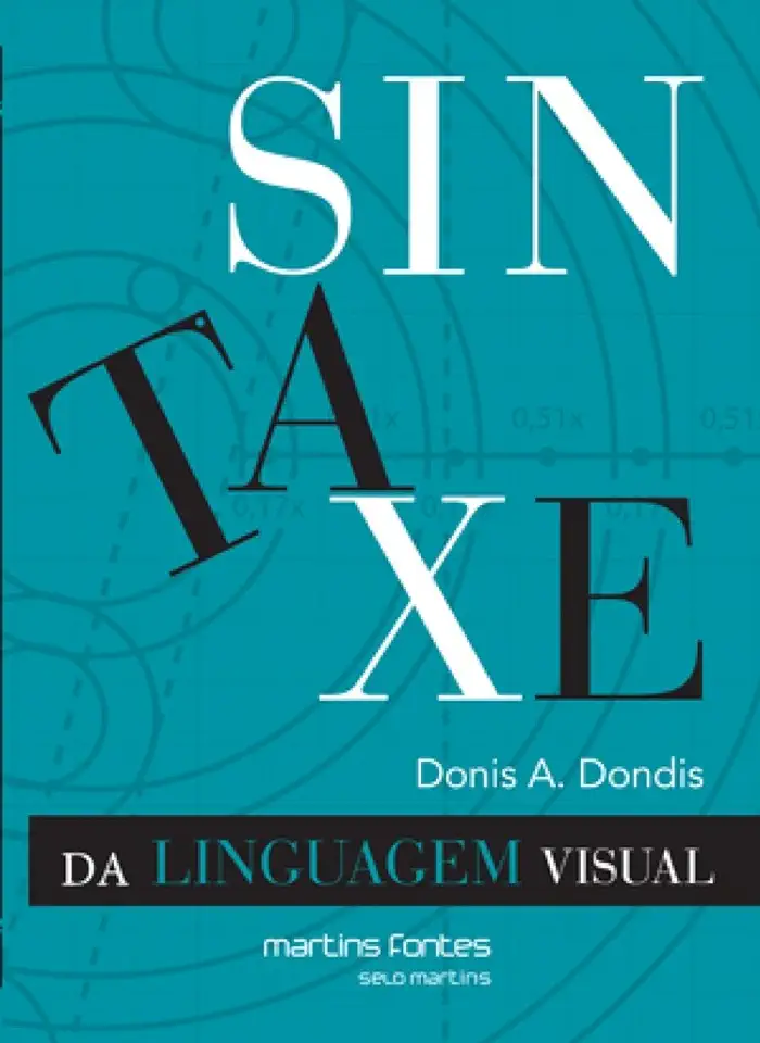 Capa do Livro Sintaxe da Linguagem Visual - Donis A. Dondis