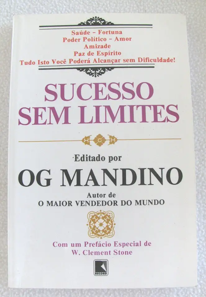 Capa do Livro Sucesso sem Limites - Og Mandino