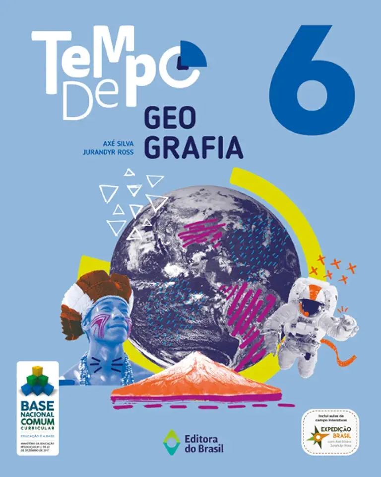 Capa do Livro Tempo de Geografia - 6º Ano - Silva, Axé