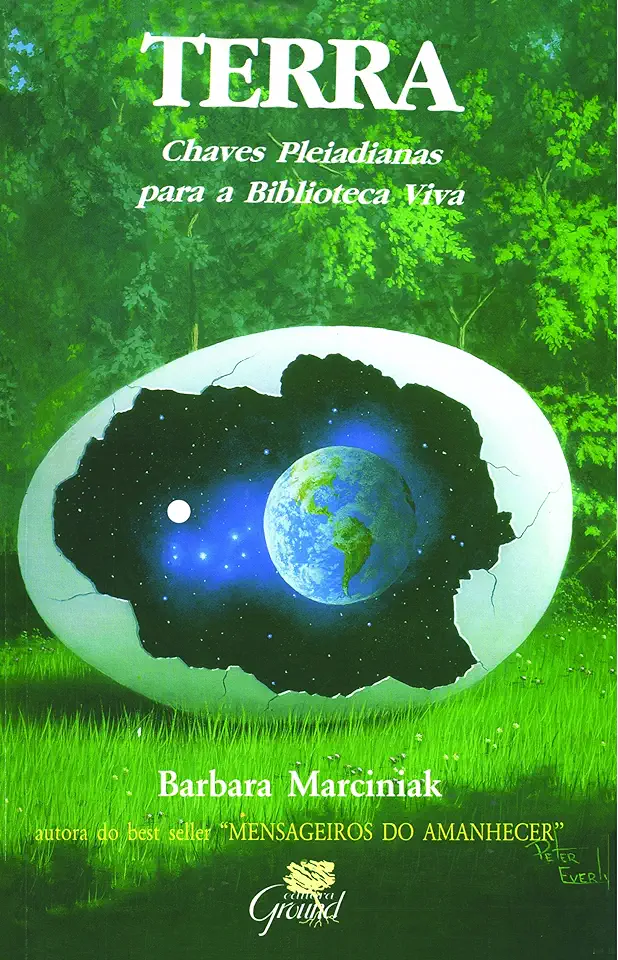 Capa do Livro Terra Chaves Pleiadianas para a Biblioteca Viva - Barbara Marciniak