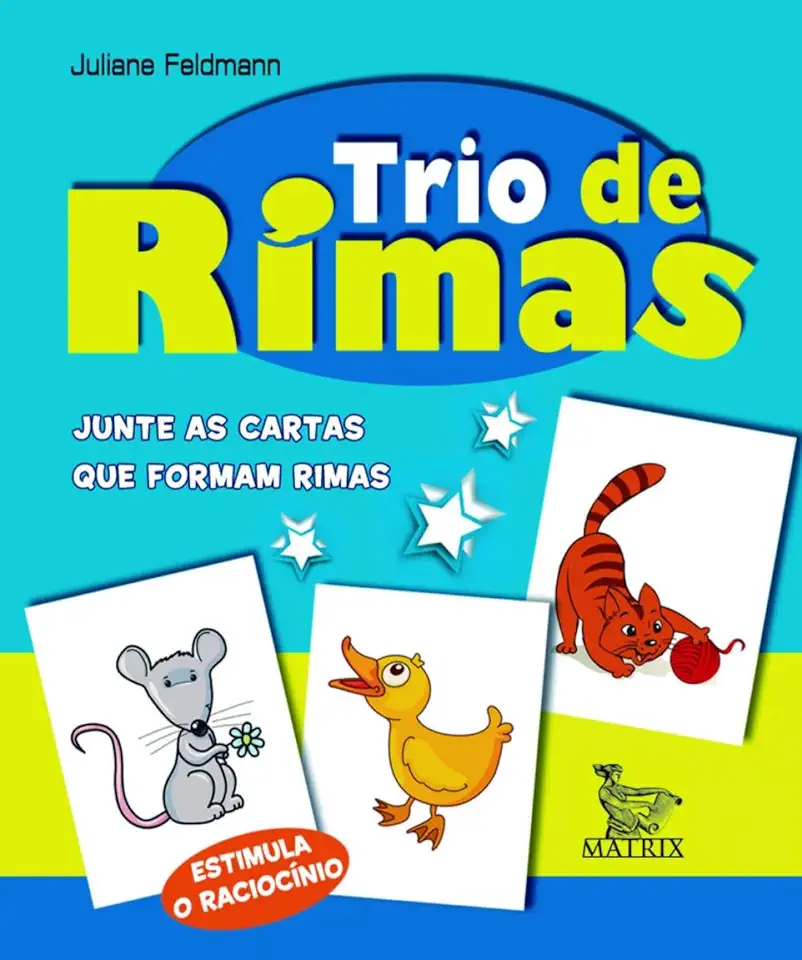 Capa do Livro Trio de Rimas - Juliane Feldmann