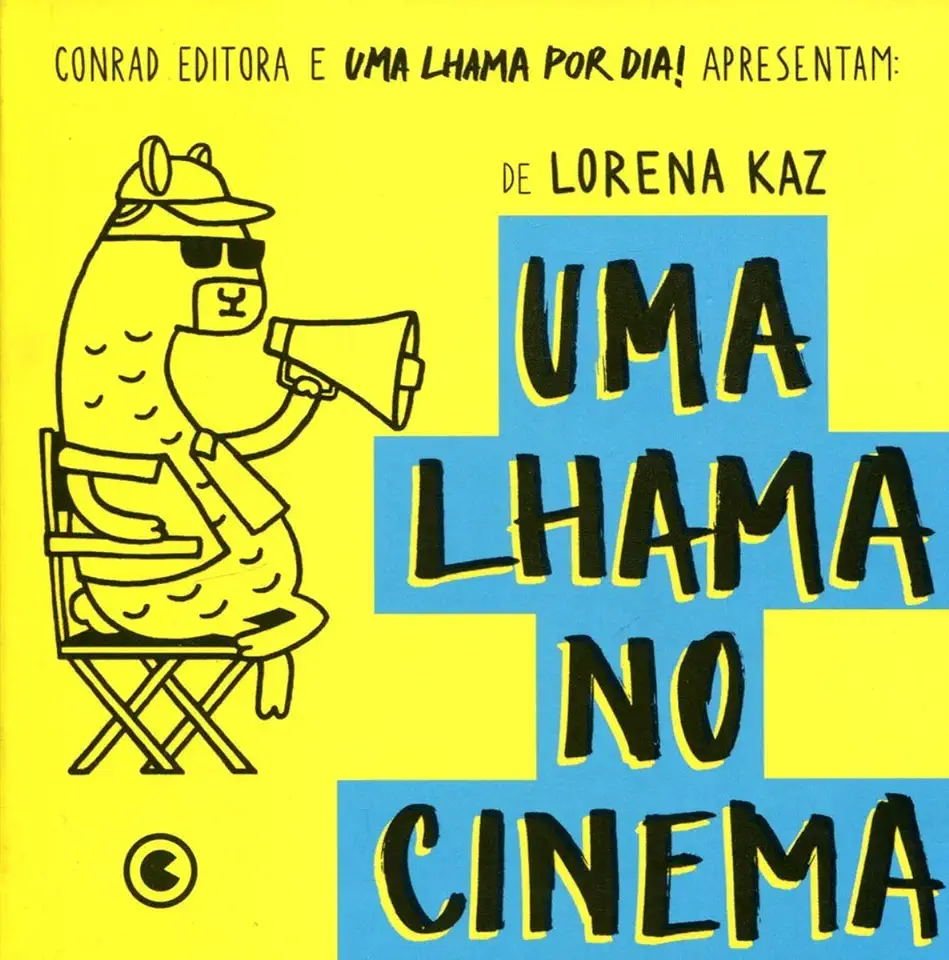 Capa do Livro Uma Lhama no Cinema - Kaz Lorena