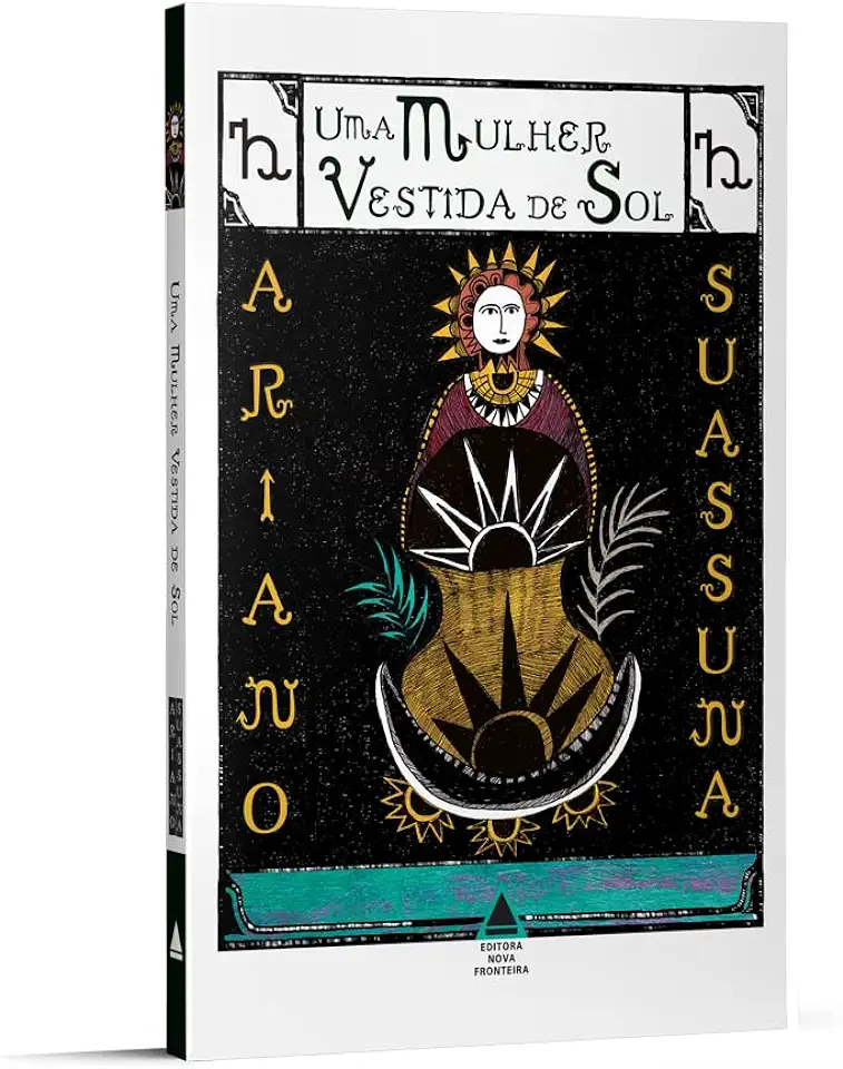 Capa do Livro Uma Mulher Vestida de Sol - Ariano Suassuna