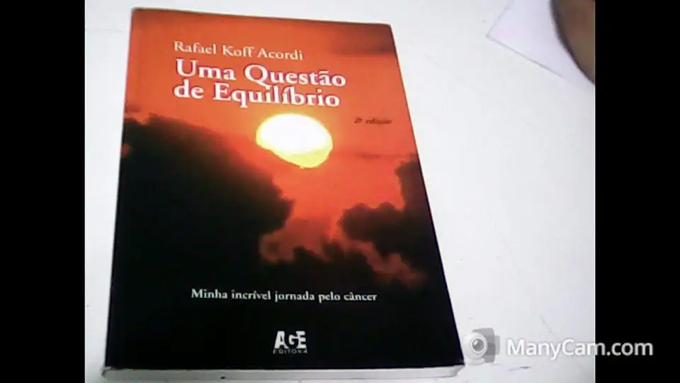 Capa do Livro Uma Questão de Equilíbrio - Rafael Koff Acordi