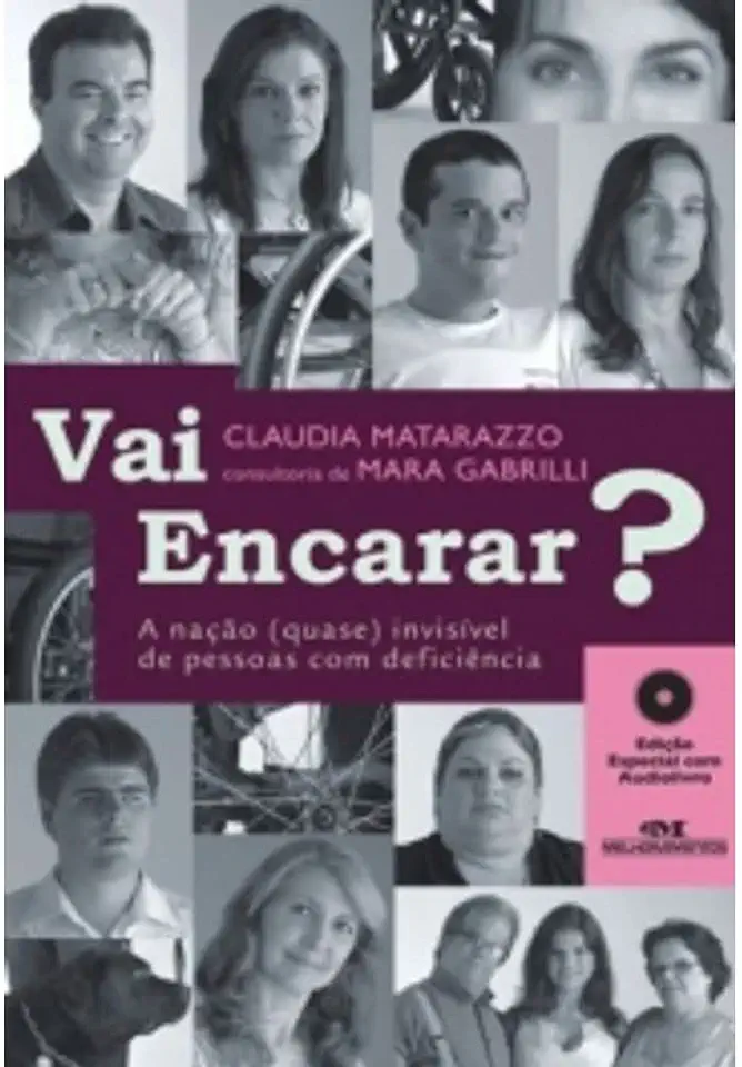 Capa do Livro Vai Encarar? - Claudia Matarazzo