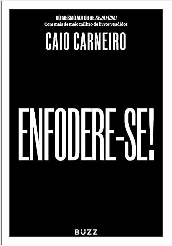 Capa do Livro Enfodere Se - Buzz - Caio Carneiro