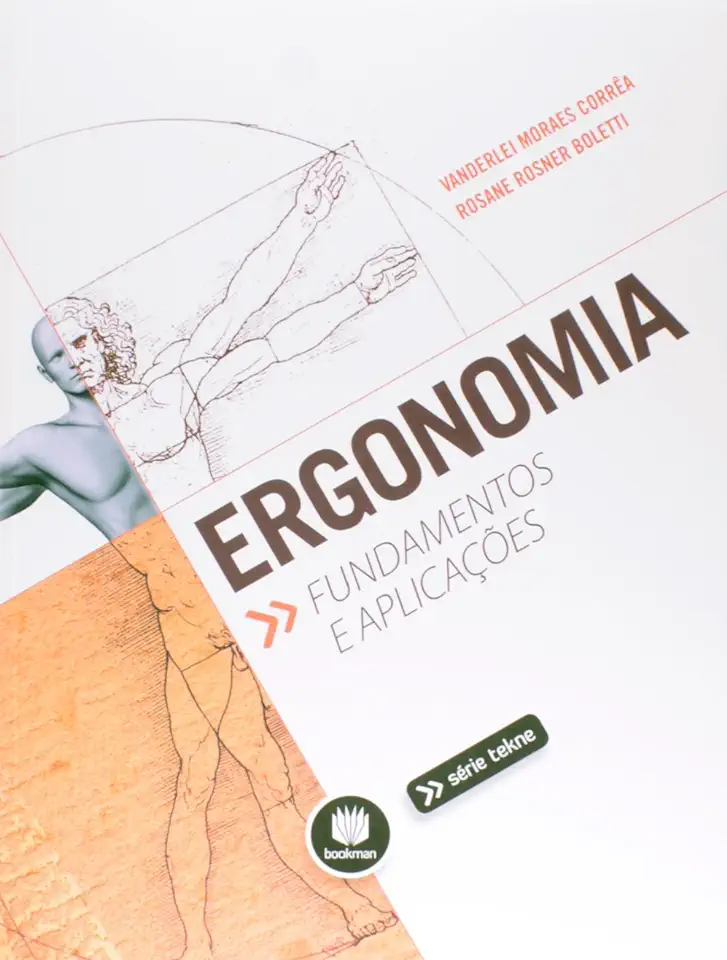 Capa do Livro Ergonomia: Fundamentos e Aplicações - Série Tekne - Vanderlei Moraes Corrêa