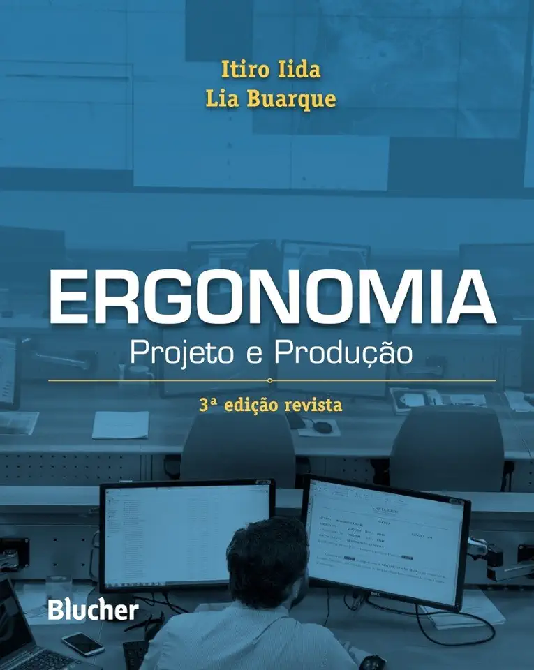 Capa do Livro Ergonomia - Projeto e Produção - Litro Lida