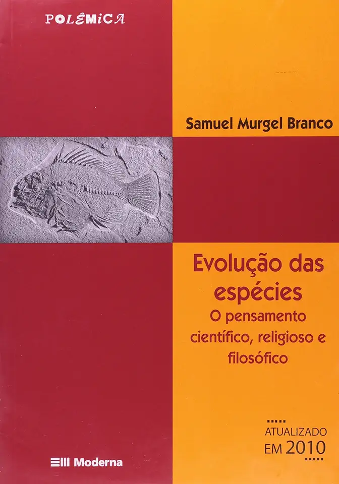 Capa do Livro Evolução das Espécies - Samuel Murgel Branco