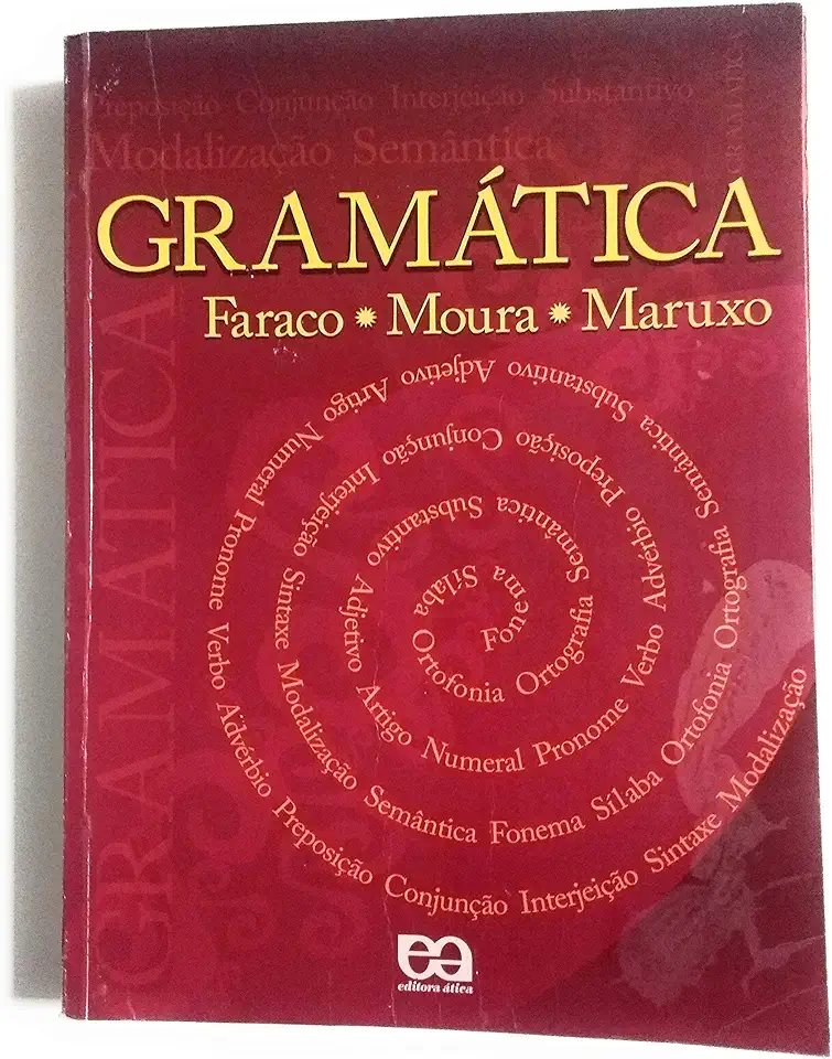 Capa do Livro Gramática - Carlos Emílio Faraco e Francisco Marto de Moura