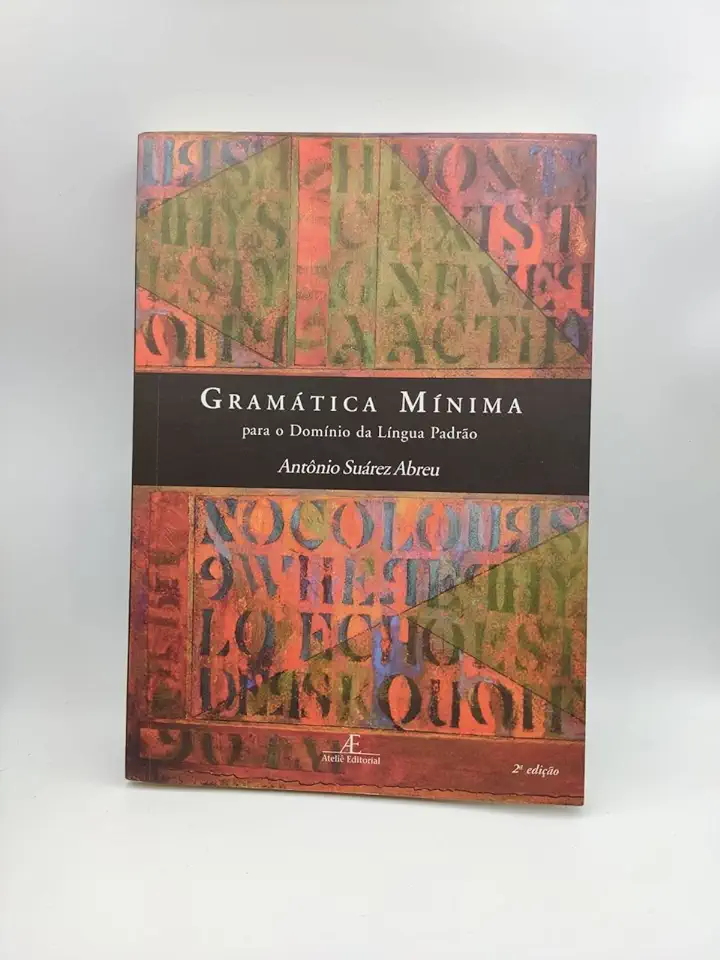 Capa do Livro Gramática Mínima, para o Domínio da Língua Padrão - Antônio Suárez Abreu