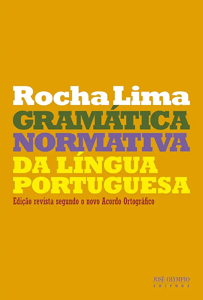 Capa do Livro Gramática Normativa da Língua Portuguesa - Rocha Lima