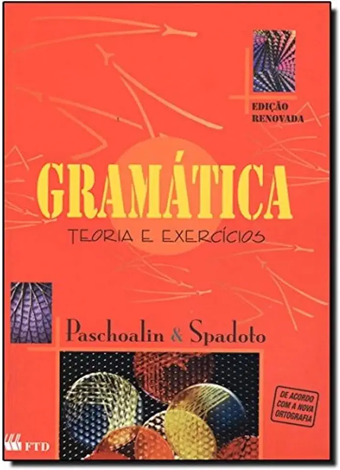 Capa do Livro Gramática. Teoria e Exercícios - Maria Aparecida Paschoalin