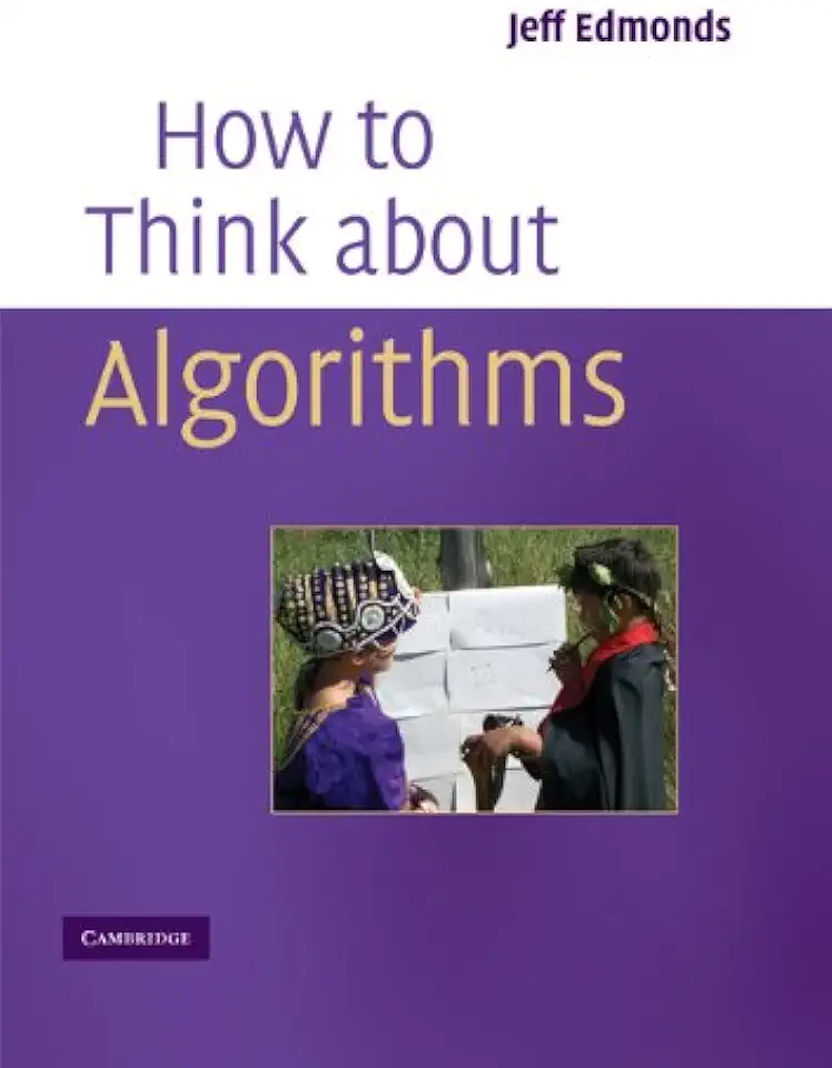 Capa do Livro How to Think About Algorithms - Jeff Edmonds