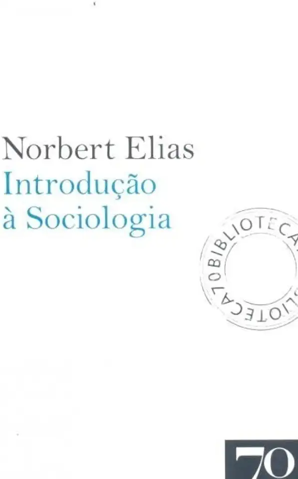 Capa do Livro Introdução à Sociologia - Norbert Elias