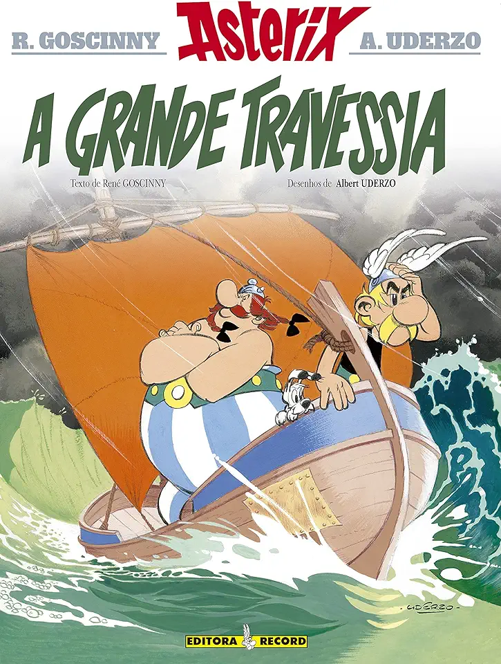 Capa do Livro A Grande Travessia - Goscinny e Uderzo