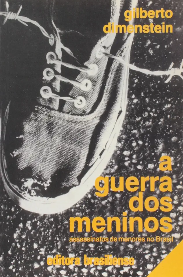 Capa do Livro A Guerra dos Meninos - Gilberto Dimenstein