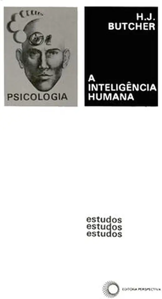 Capa do Livro A Inteligência Humana - H. J. Butcher