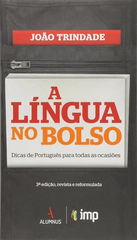 Capa do Livro A Língua no Bolso - João Trindade