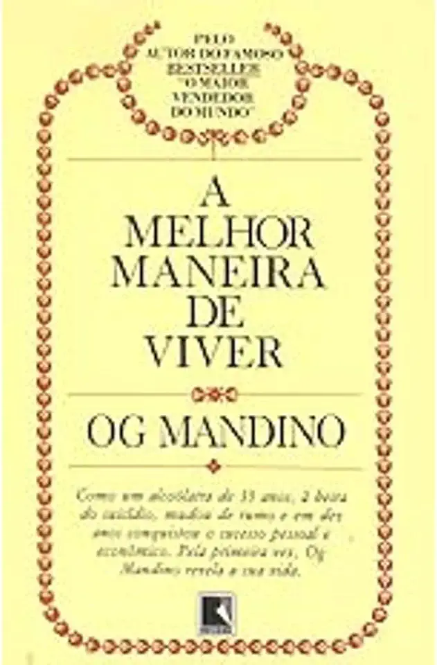 Capa do Livro A Melhor Maneira de Viver - Og Mandino