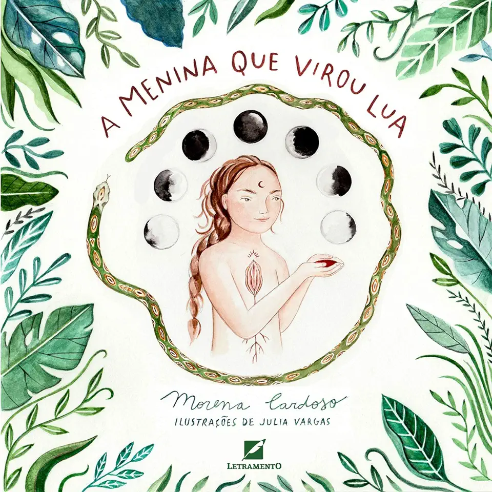 Capa do Livro A menina que virou lua - Cardoso, Morena