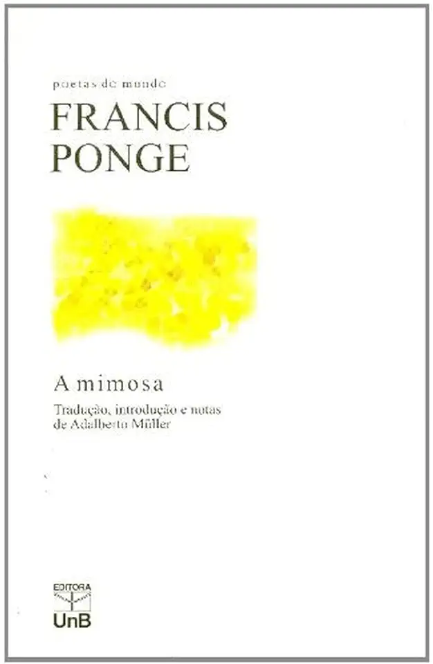 Capa do Livro A Mimosa - Francis Ponge