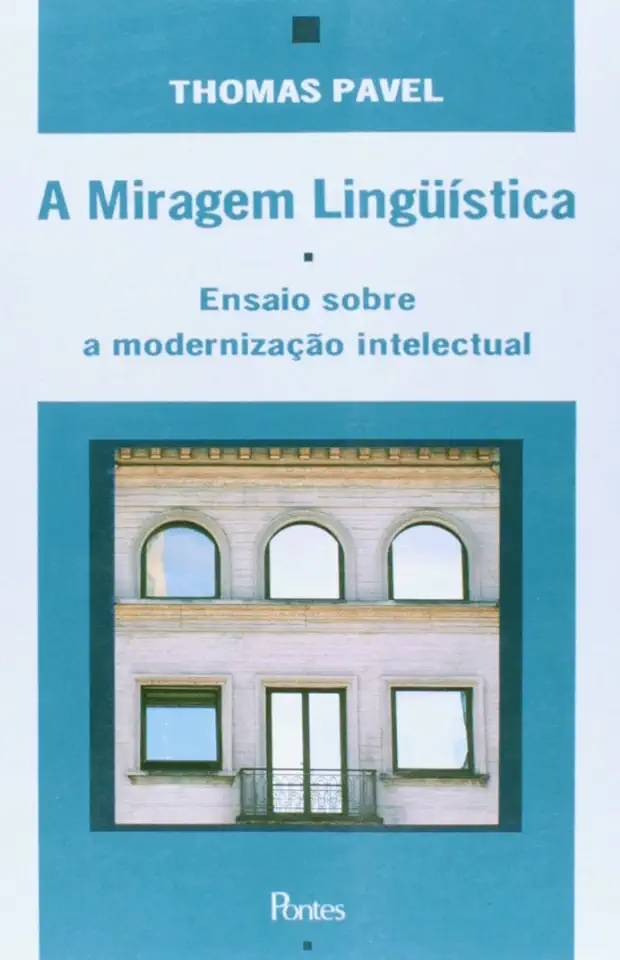 Capa do Livro A Miragem Lingüística - Thomas Pavel