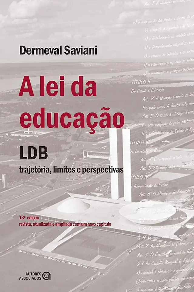 Capa do Livro A Nova Lei da Educação - Dermeval Saviani