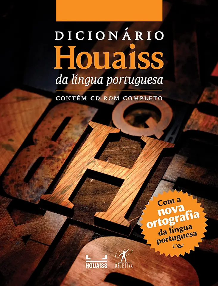 Capa do Livro A Nova Ortografia da Língua Portuguesa - Antônio Houaiss