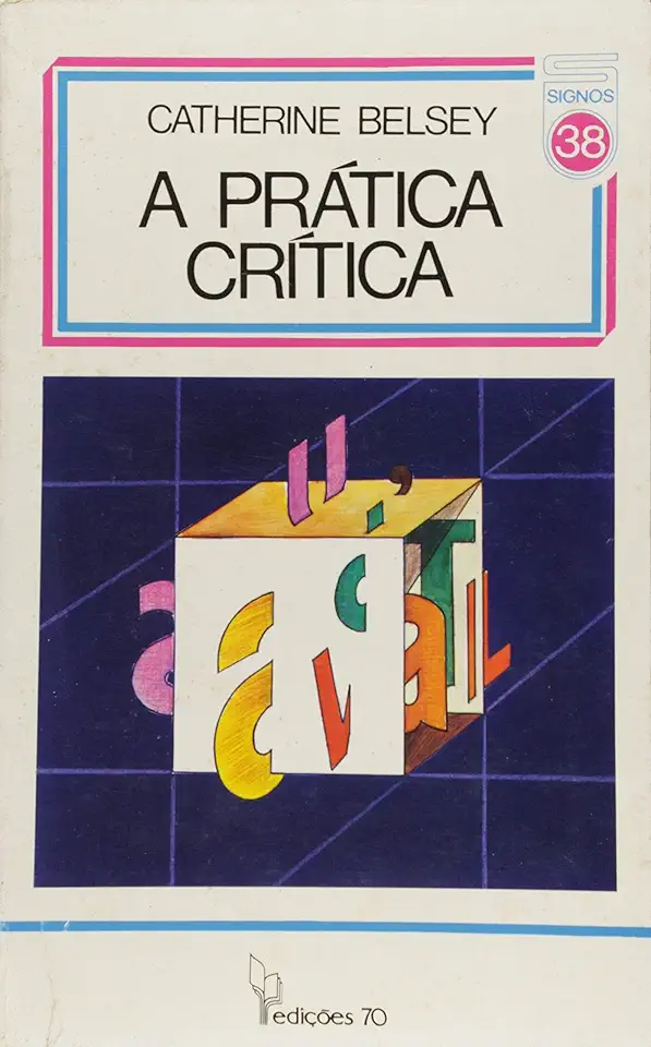 Capa do Livro A Prática Crítica - Catherine Belsey