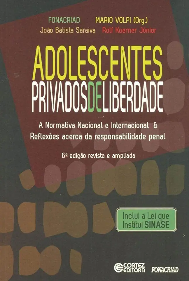 Capa do Livro Adolescentes Privados de Liberdade - Mario Volpi