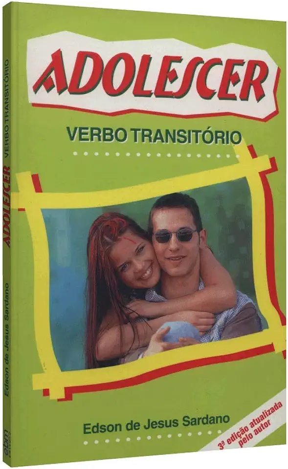 Capa do Livro Adolescer Verbo Transitório - Edson de Jesus Sardano