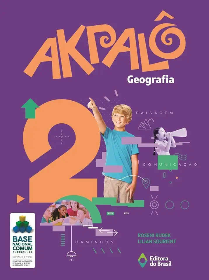 Capa do Livro Akpalô Geografia - 2º Ano - Rudek, Roseni