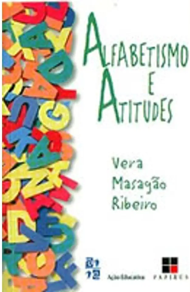 Capa do Livro Alfabetismo e Atitudes - Vera Masagão Ribeiro