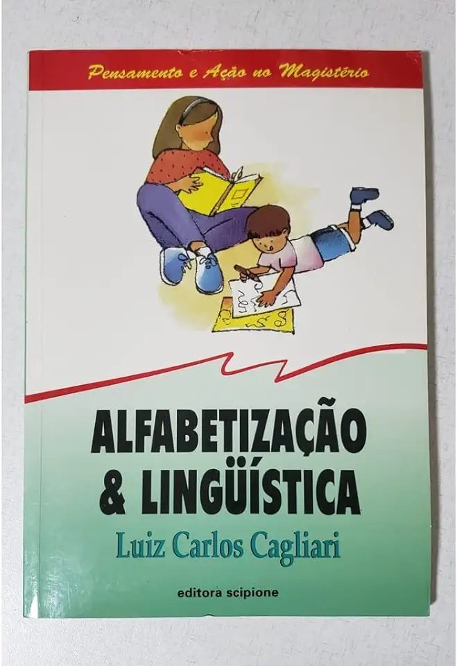 Capa do Livro Alfabetização e Linguística - Luiz Carlos Cagliari