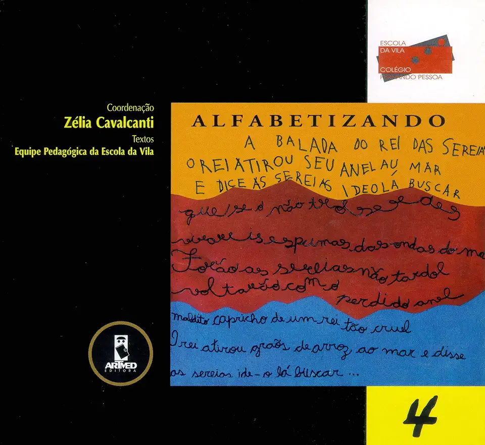 Capa do Livro Alfabetizando - Zélia Cavalcanti