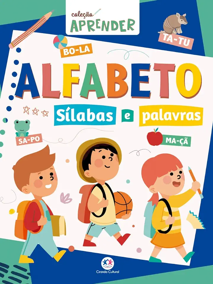 Capa do Livro Alfabeto - Sílabas E Palavras - Kátia Pecand