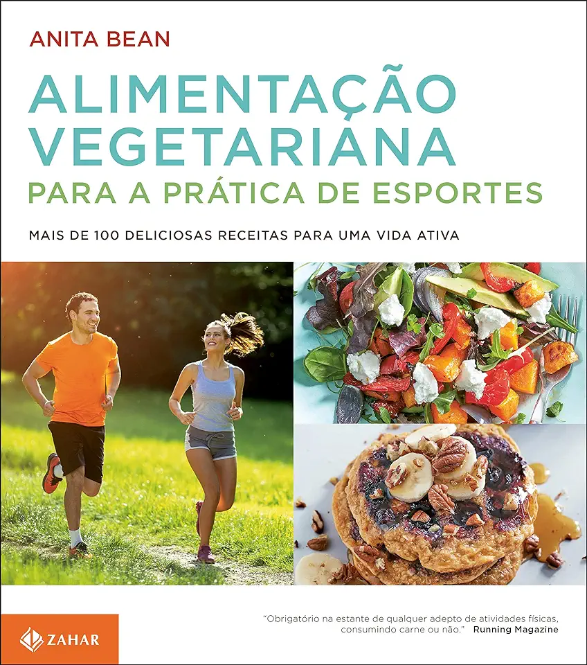 Capa do Livro Alimentação vegetariana para a prática de esportes - Bean, Anita