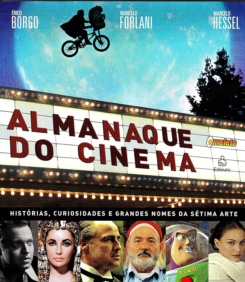 Capa do Livro Almanaque do Cinema - Érico Borgo / Marcelo Forlani / Marcelo Hessel