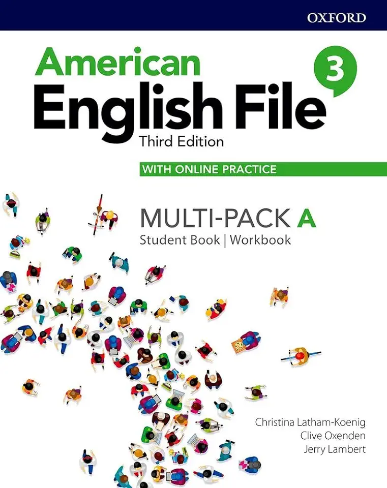 Capa do Livro American English File 3A Student Book/Workbook Multi-Pack With Online Practice - 3Rd Ed - Oxford University Press