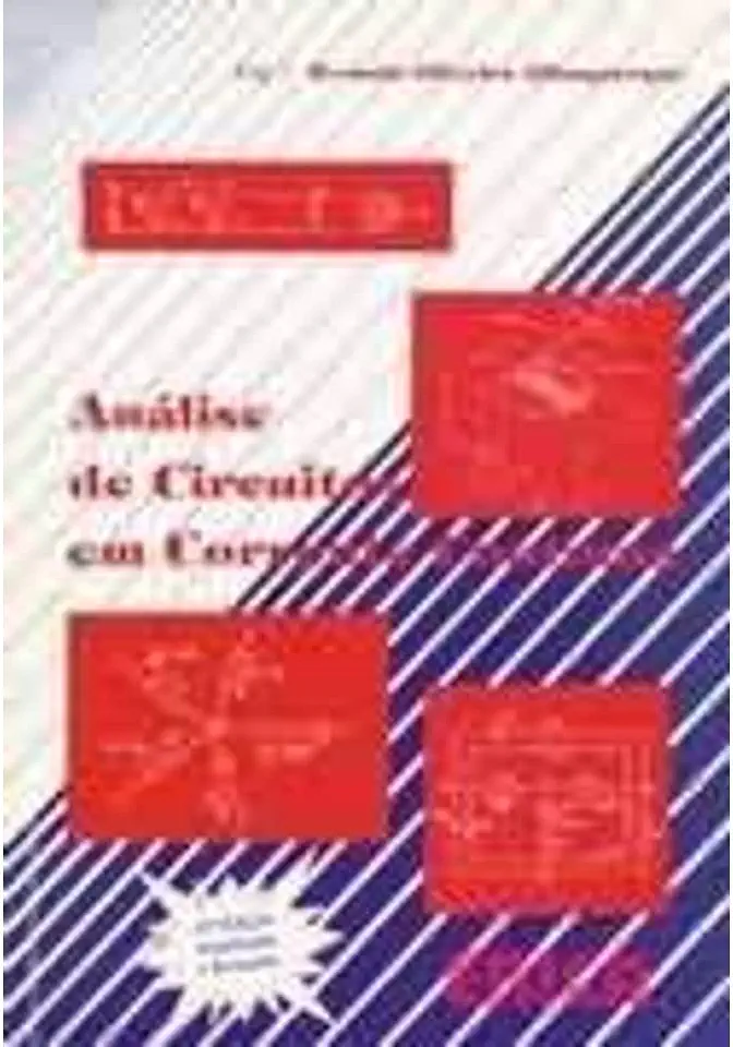 Capa do Livro Análise de Circuitos Em Corrente Contínua - Romulo Oliveira Albuquerque