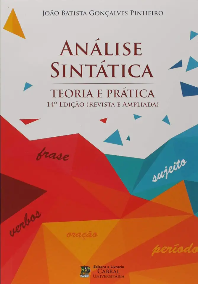 Capa do Livro Análise Sintática Teoria e Prática - João Batista Gonçalves Pinheiro