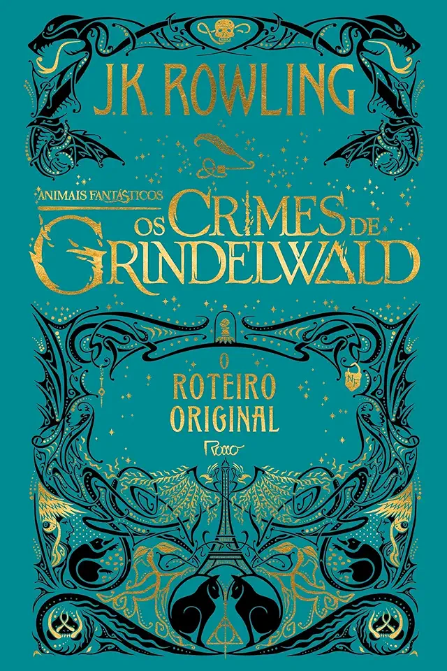 Capa do Livro Animais Fantásticos - Os Crimes de Grindelwald - J.K Rowling